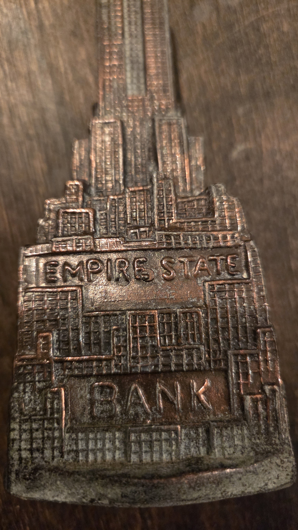DO-1880 vtg metal Empire bank