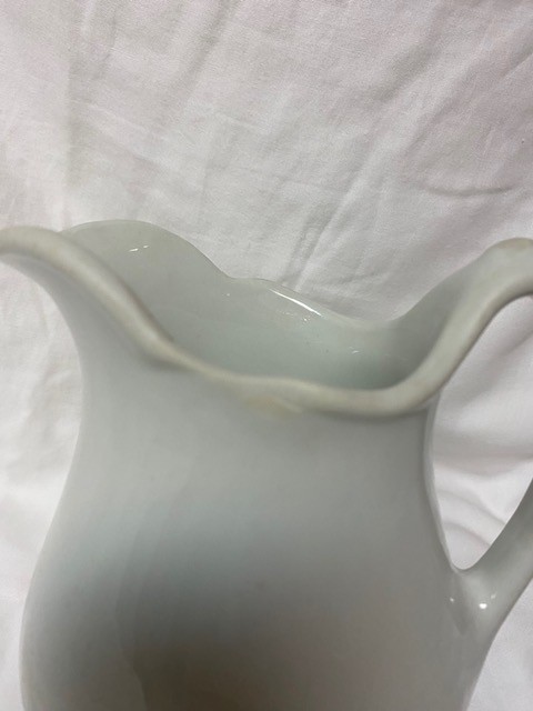 Shenango China White Large Creamer/Pitcher