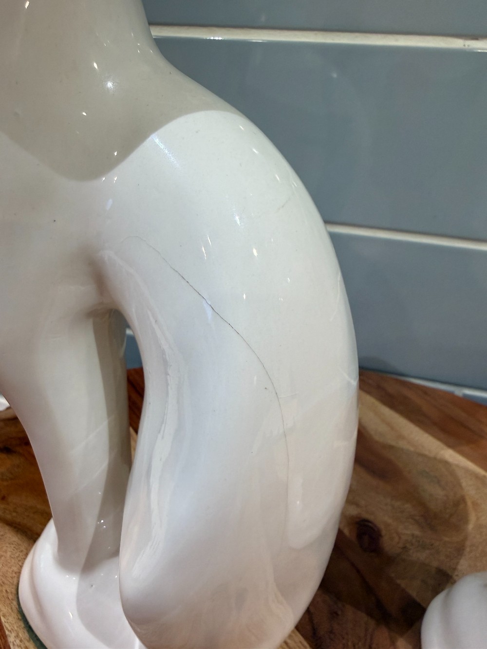 MCM Pair Ceramic Cat Figurine
