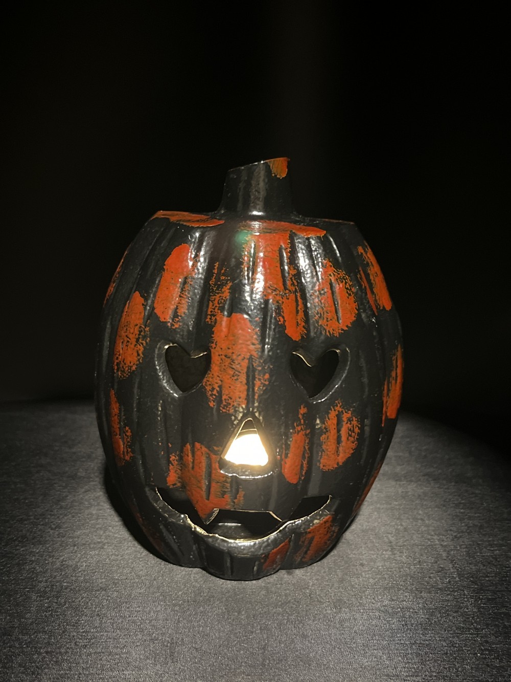Handmade Pottery Jack-o-Lantern