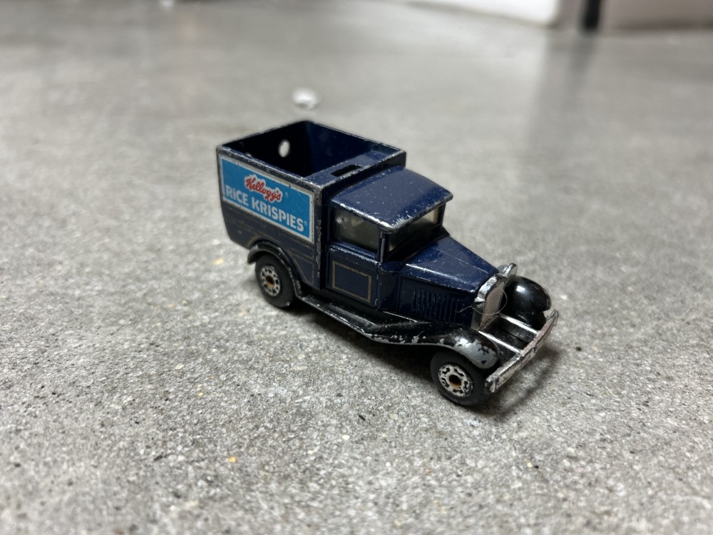 Box of toy cars