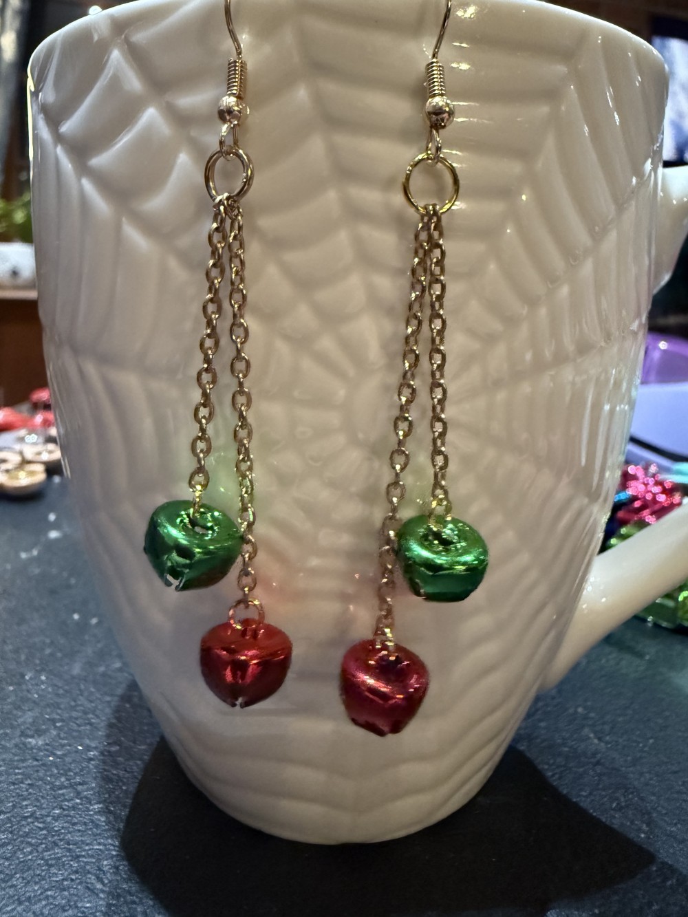 Earrings - Christmas Jingle Bells - Two