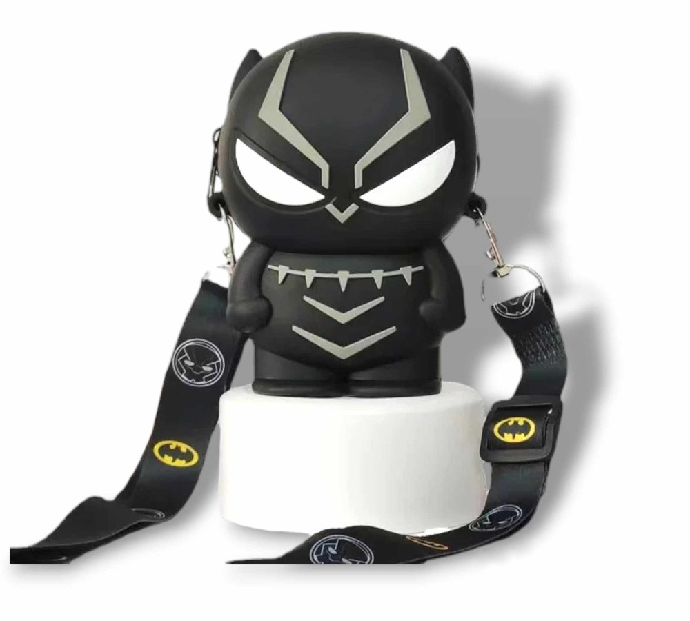 Super Hero Silicone Mini Bag - Black Panther