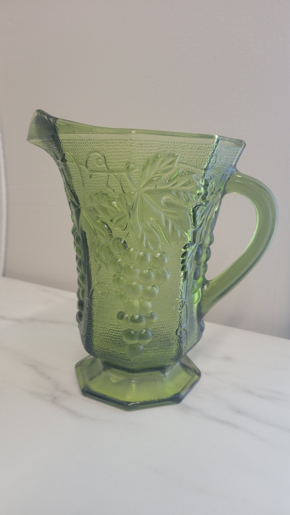 Vintage Grape Harvest Pitcher