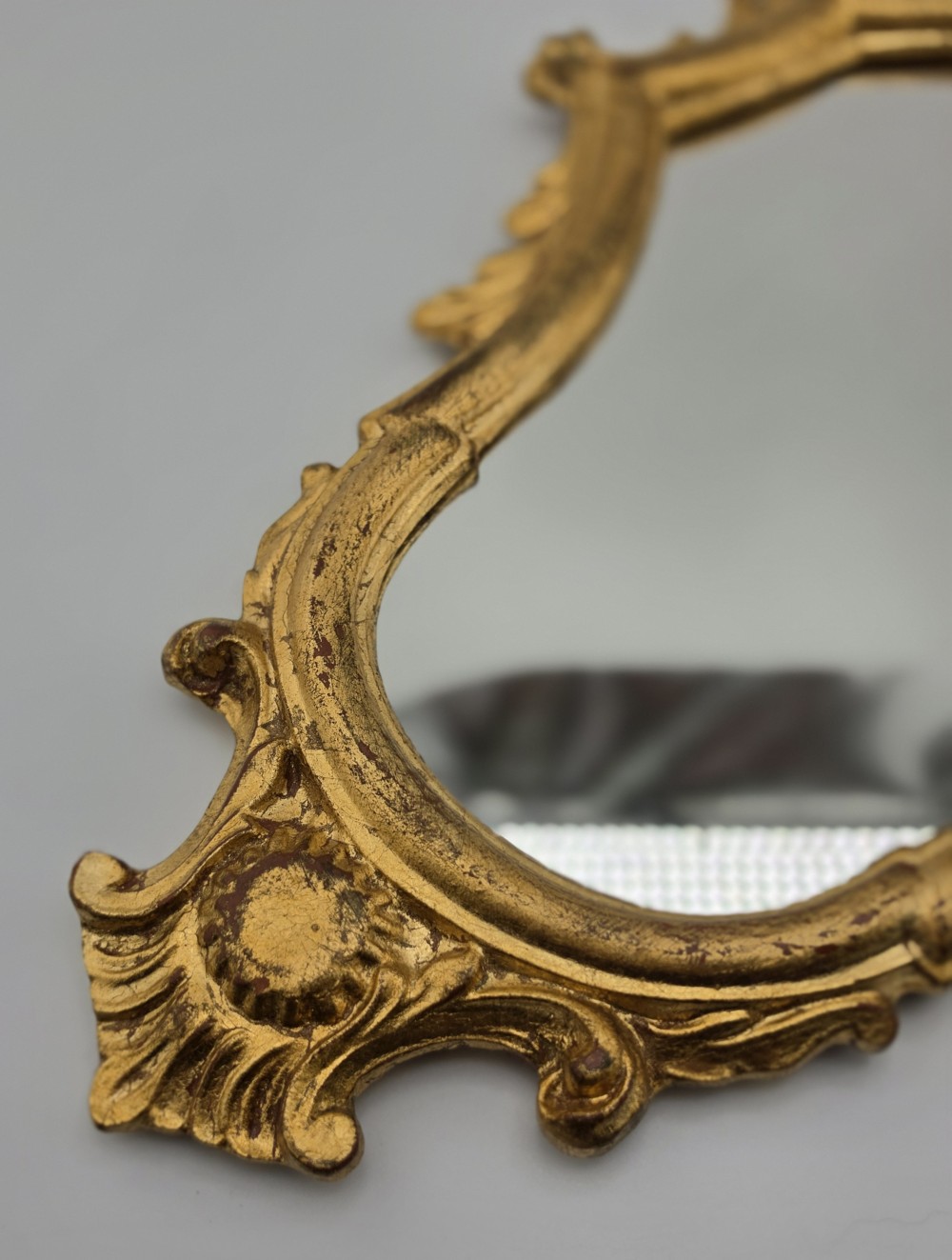 Vintage Italian Florentina Gold Giltwood Mirror