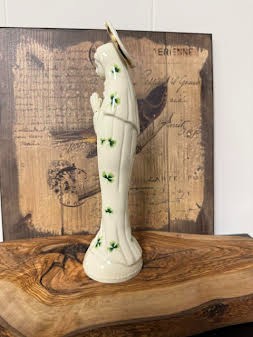 Irish Madonna Religious Figurine Porcelain