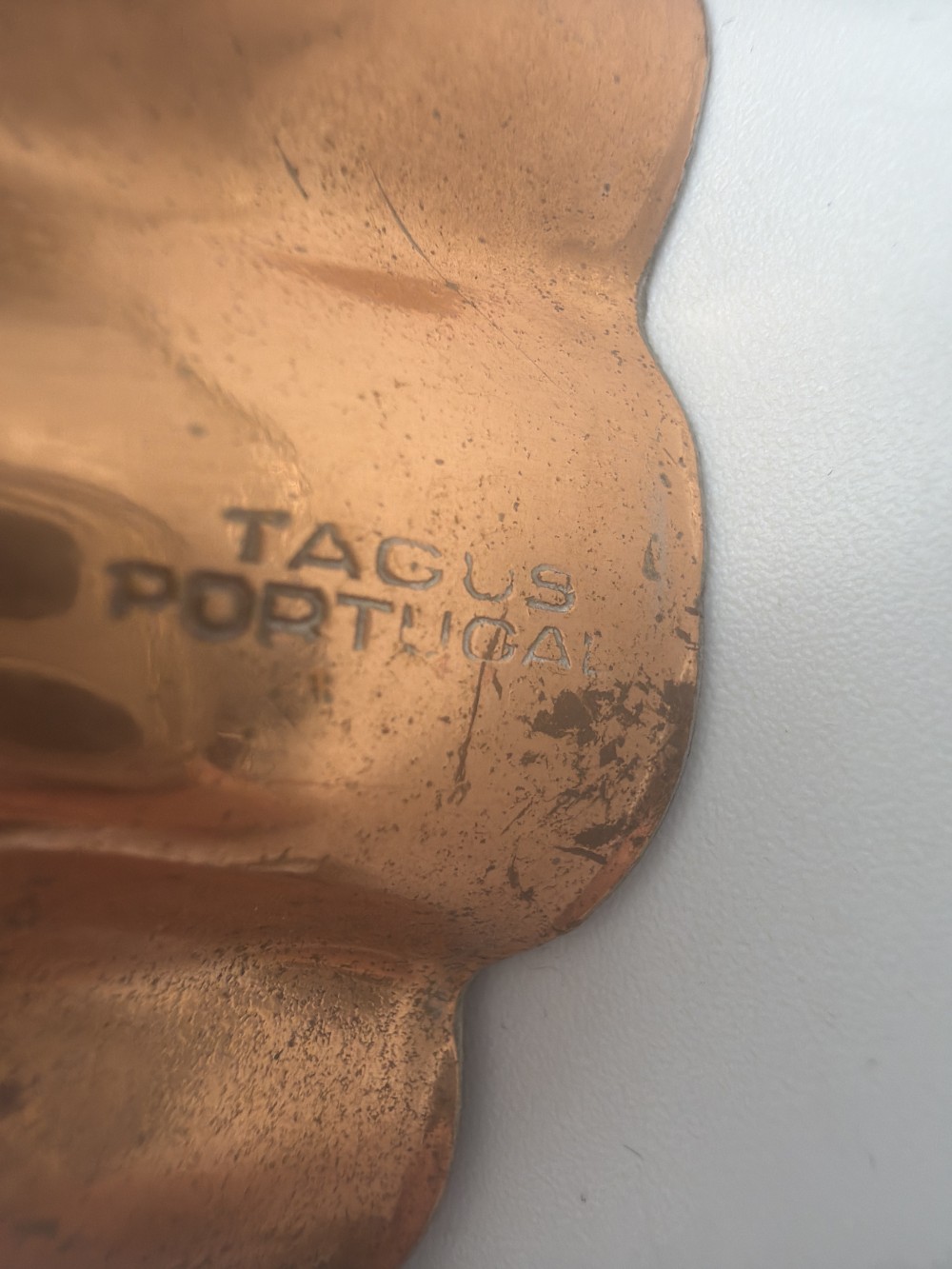 Vintage Tagus Portugal Copper Fish Mold