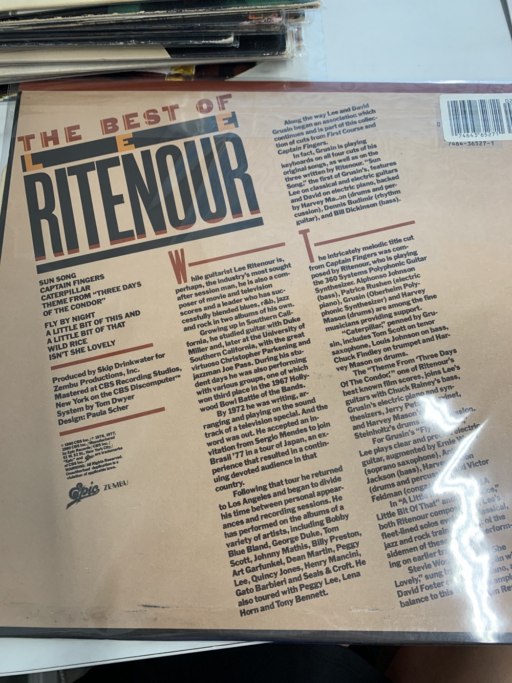 Lee Ritenour, The Best of (Jazz)