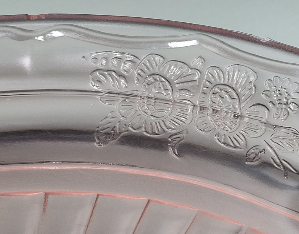VTG Anchor Hocking Mayfair 30s glass platter