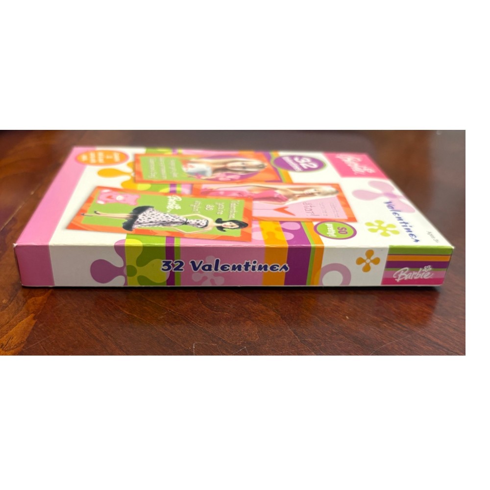 Vintage 2004 Barbie Valentines Cards Box - Sealed