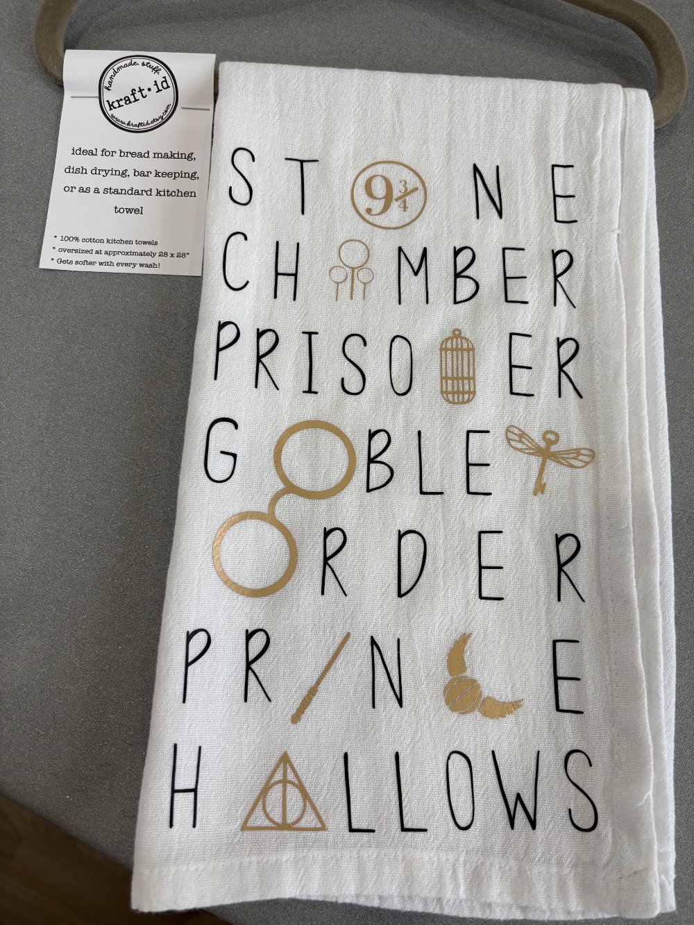 Quirky Hand Towel:  K26