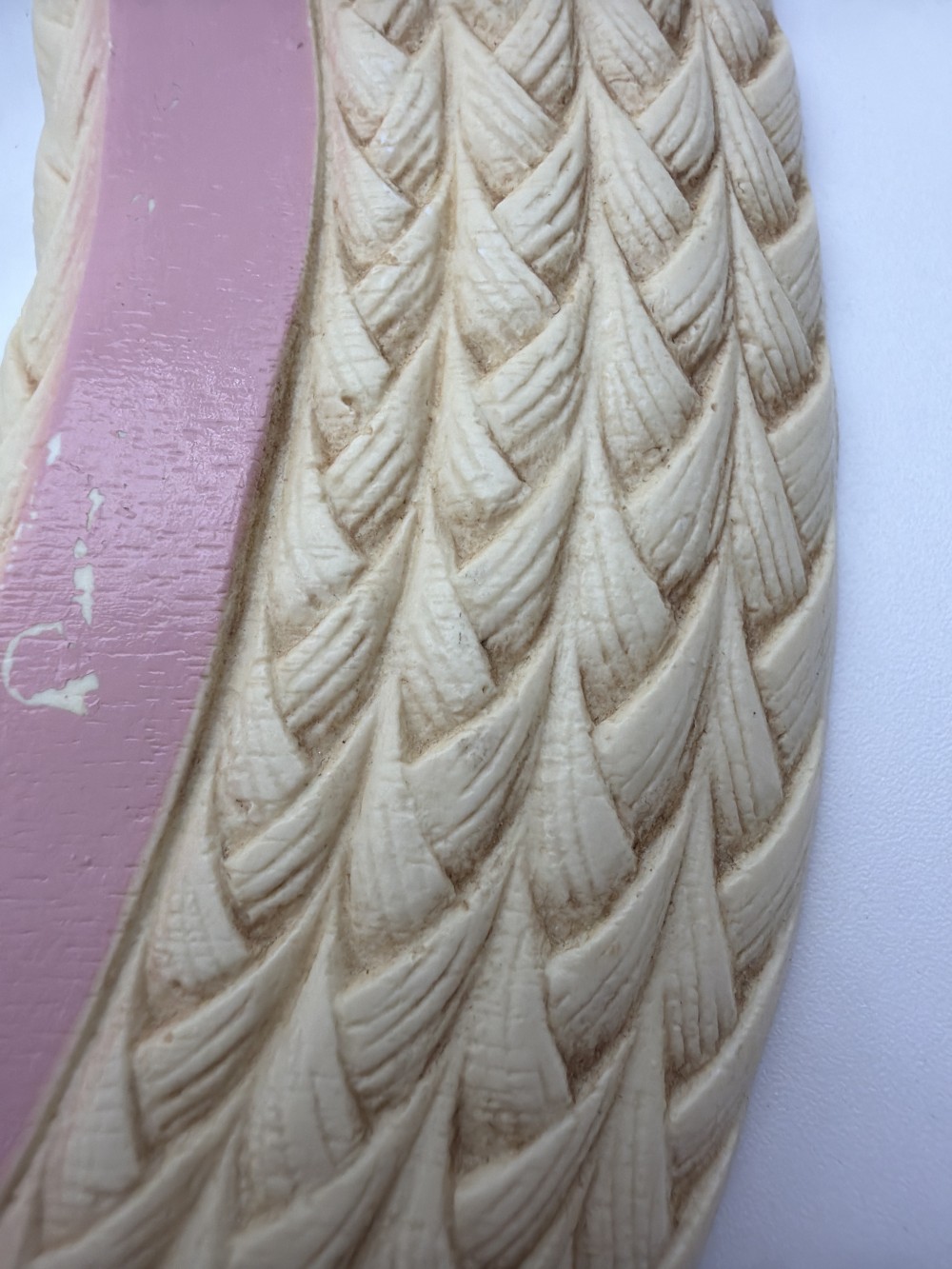 Vtg Home Interiors Straw Hat Mirror