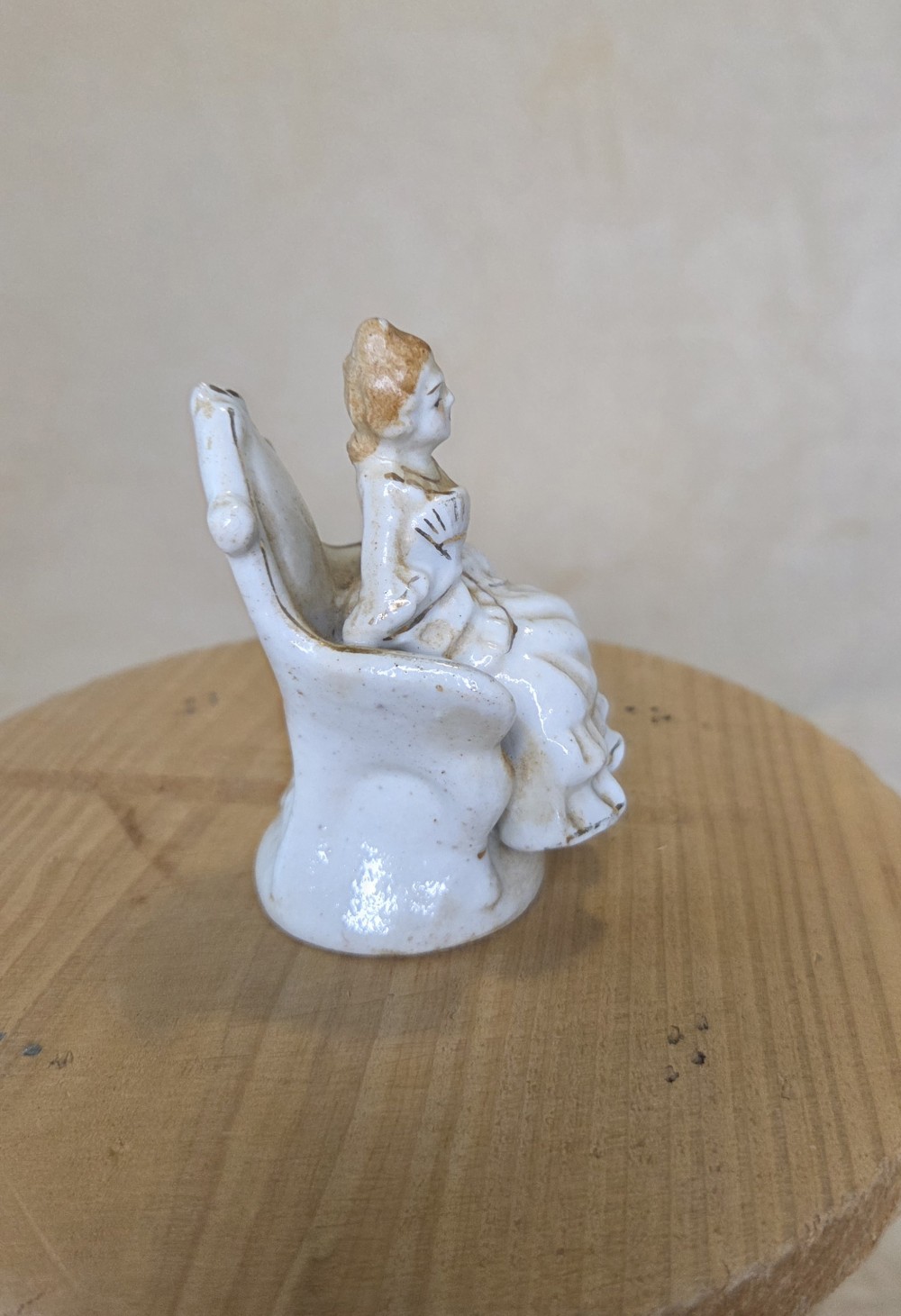 Set of 2 Occupied Japan Victorian Miniature Figurines