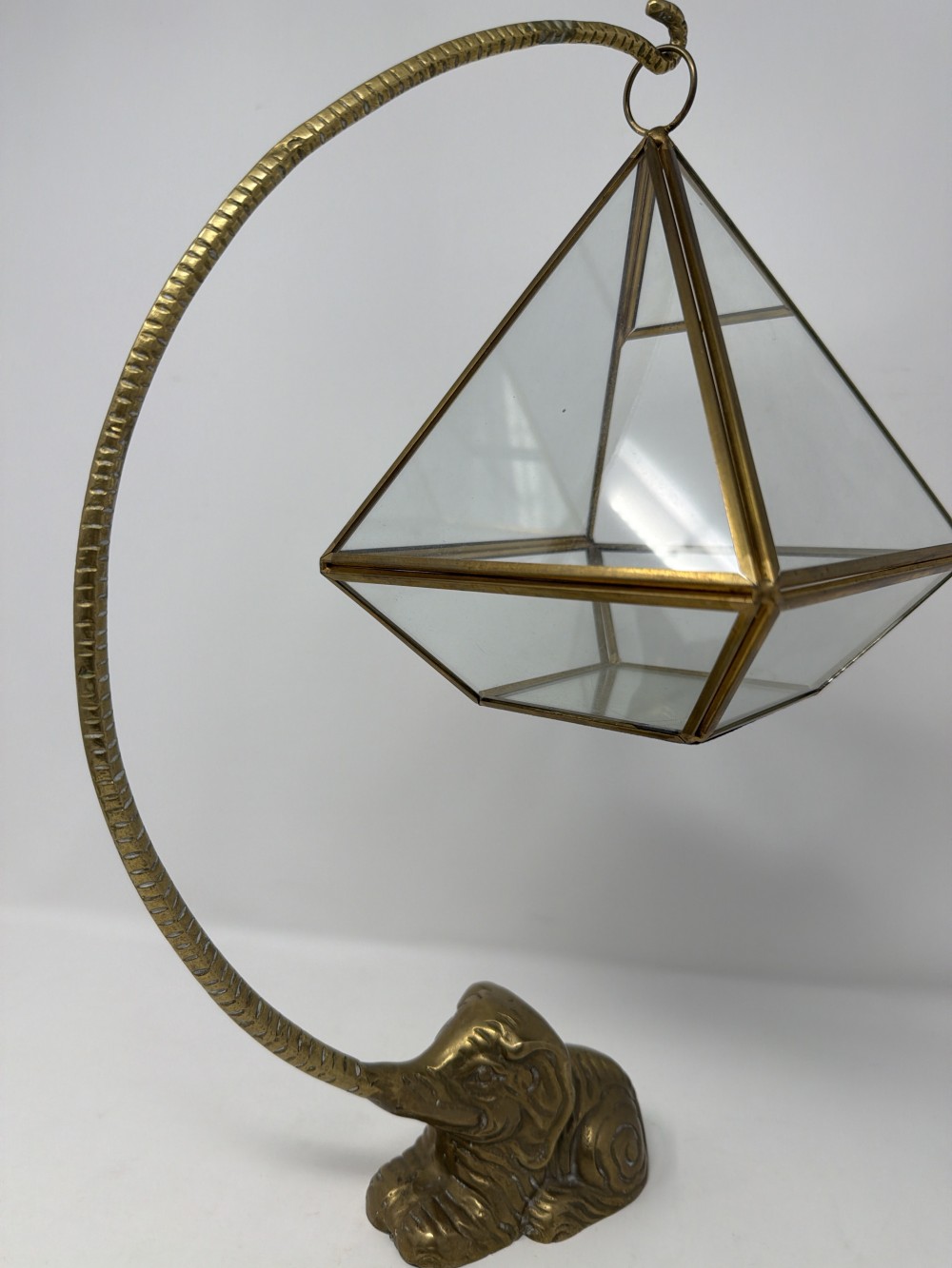 Brass Elephant Terrarium