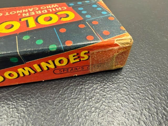 Spears England Colored Dots Dominoes For Children That Couldn't Count