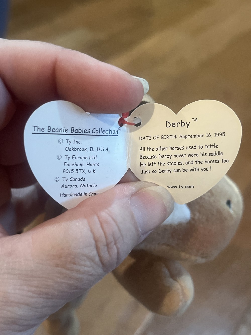 Derby Beanie Baby