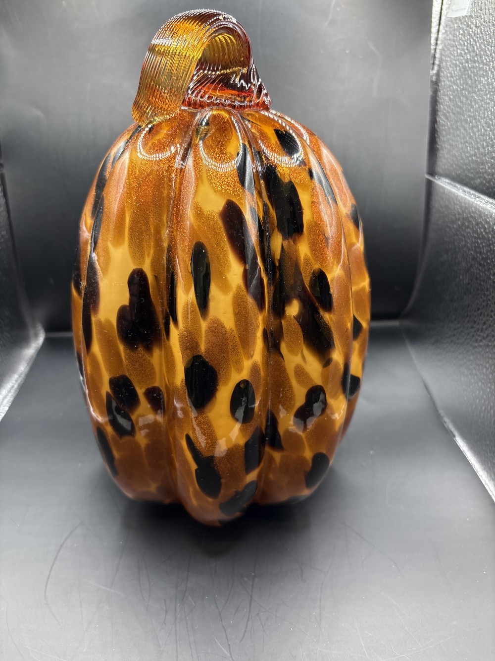 Hand Blown Glass Pumpkin (as is)