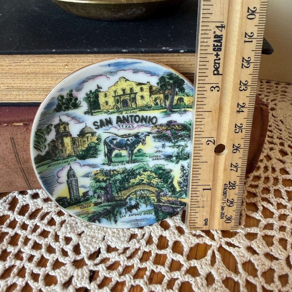 San Antonio Texas Souvenir Mini Plate