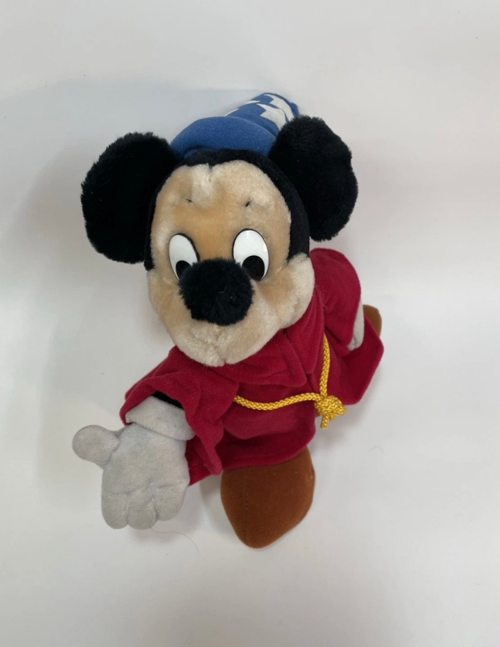 Plush Disney Sorcerer Mickey Mouse Fantasia Wizard Stuffed Animal 10