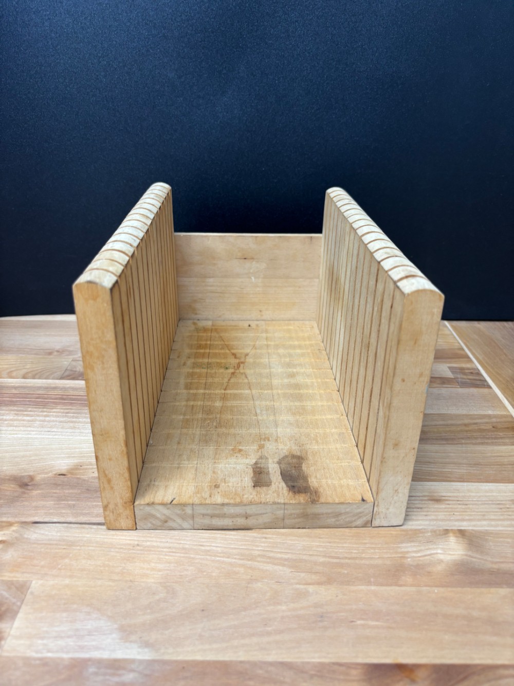 Our Daily Bread Wooden Bread Slicer Slicing Guide