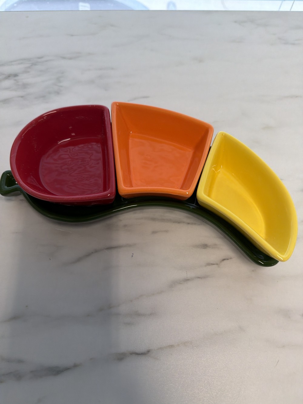 Chili pepper tray, and dish set
