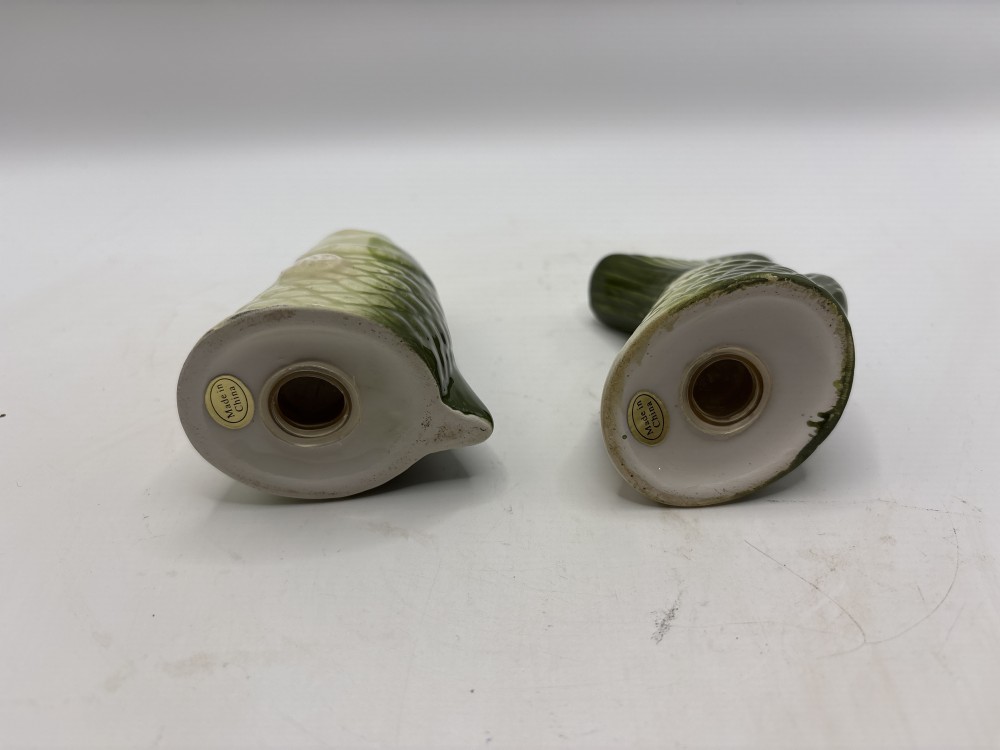 Bass Fish Salt and Pepper Shakers Vintage As-is