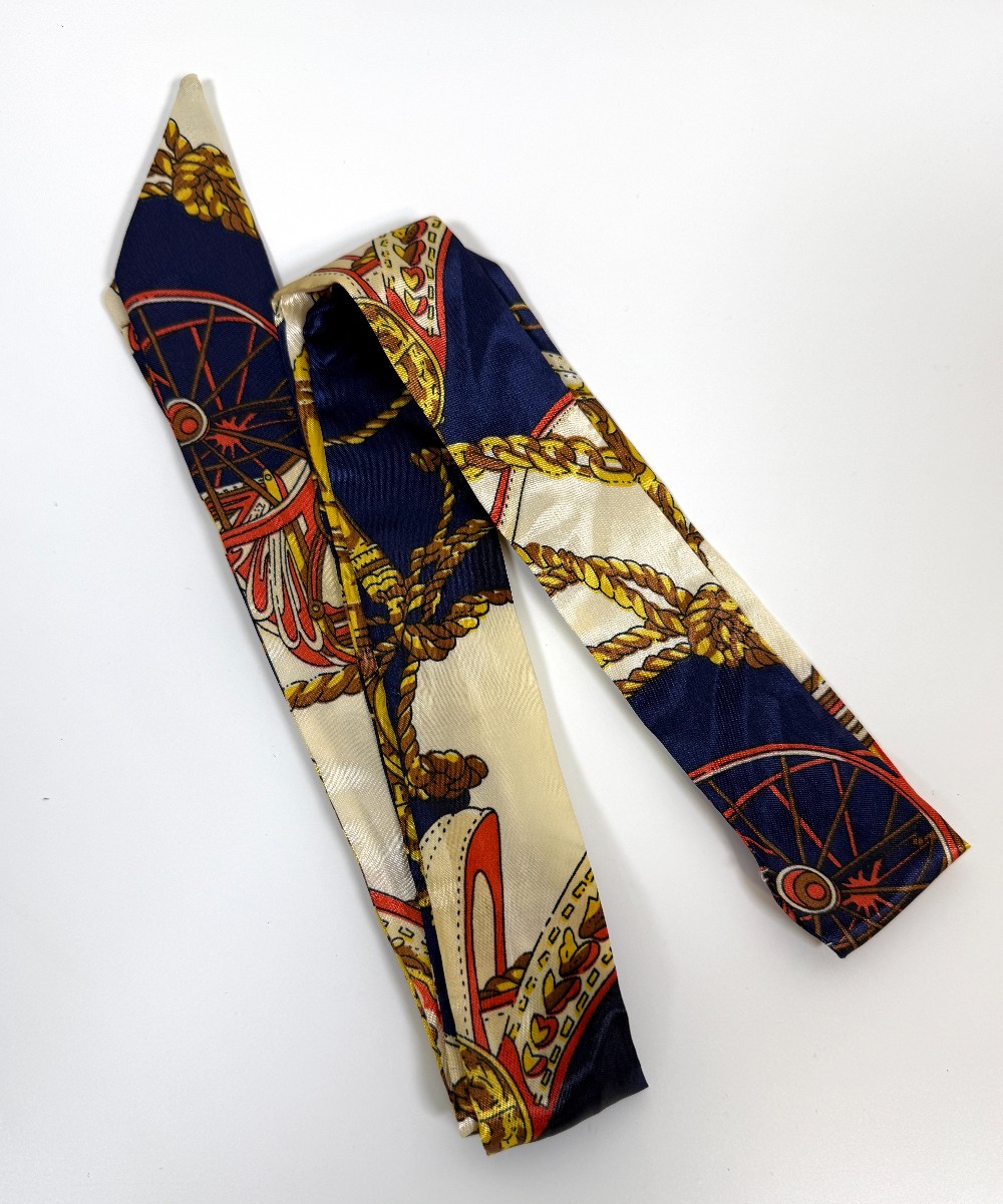 Silky Hair tie scarf belt