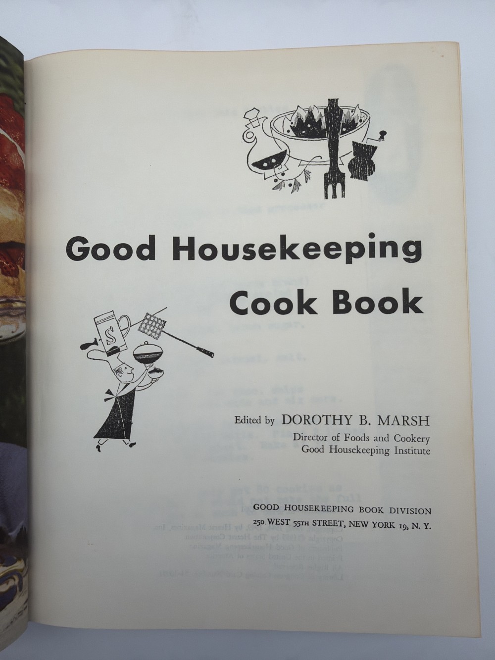 Vintage 1961 Good Housekeeping Cook Book – Mid Century Hardcover Cookbook