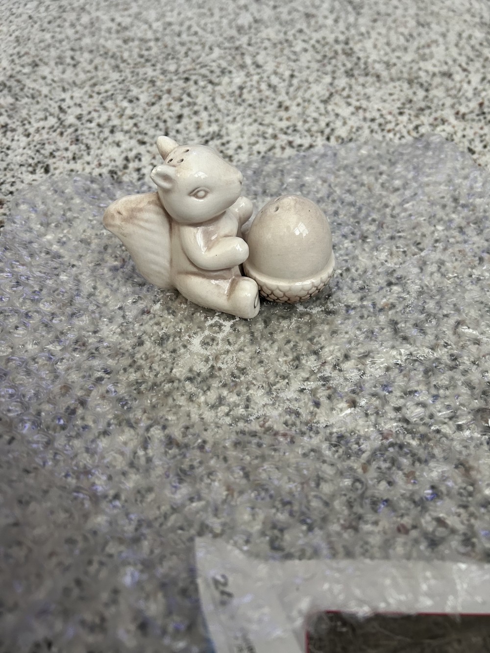 Squirrel and Acorn Salt and Pepper Shakers