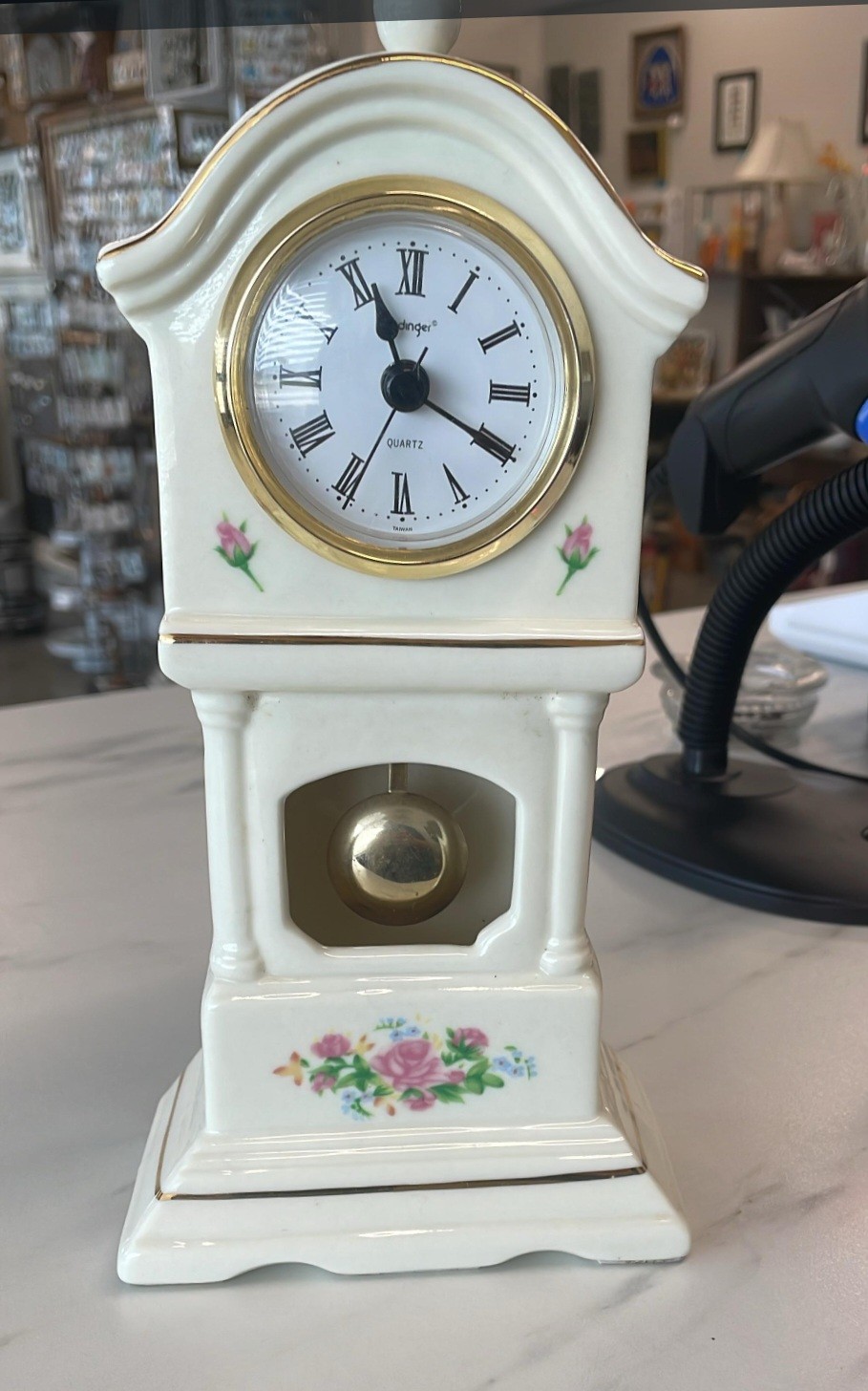 VTG Godinger Porcelain Clock