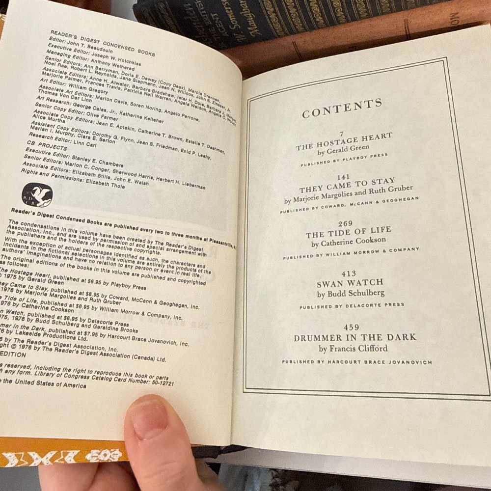 Reader's Digest Condensed Books Vol. 2 1976
