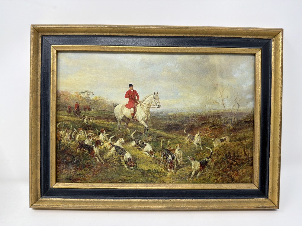 Vintage English Fox Hunt Print