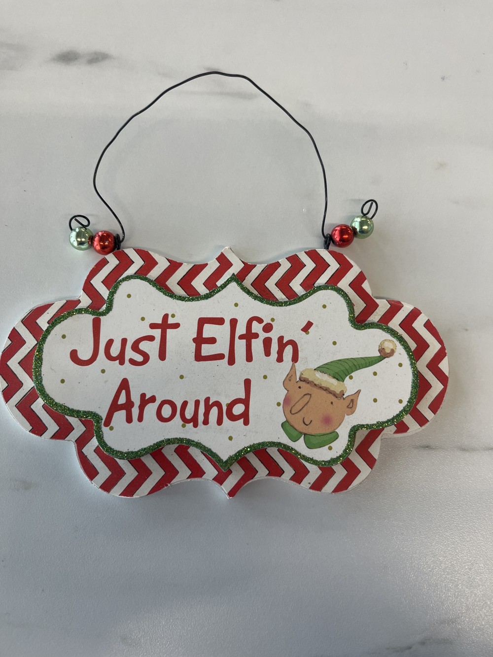 Just Elfin Around wall hanger
