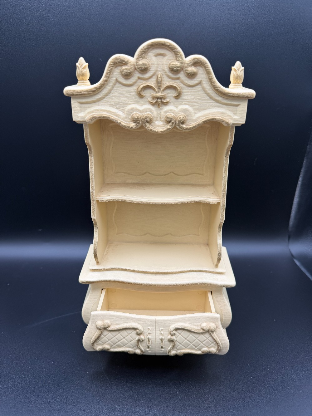 French Provincial Style Armoire-Vintage Doll Furniture