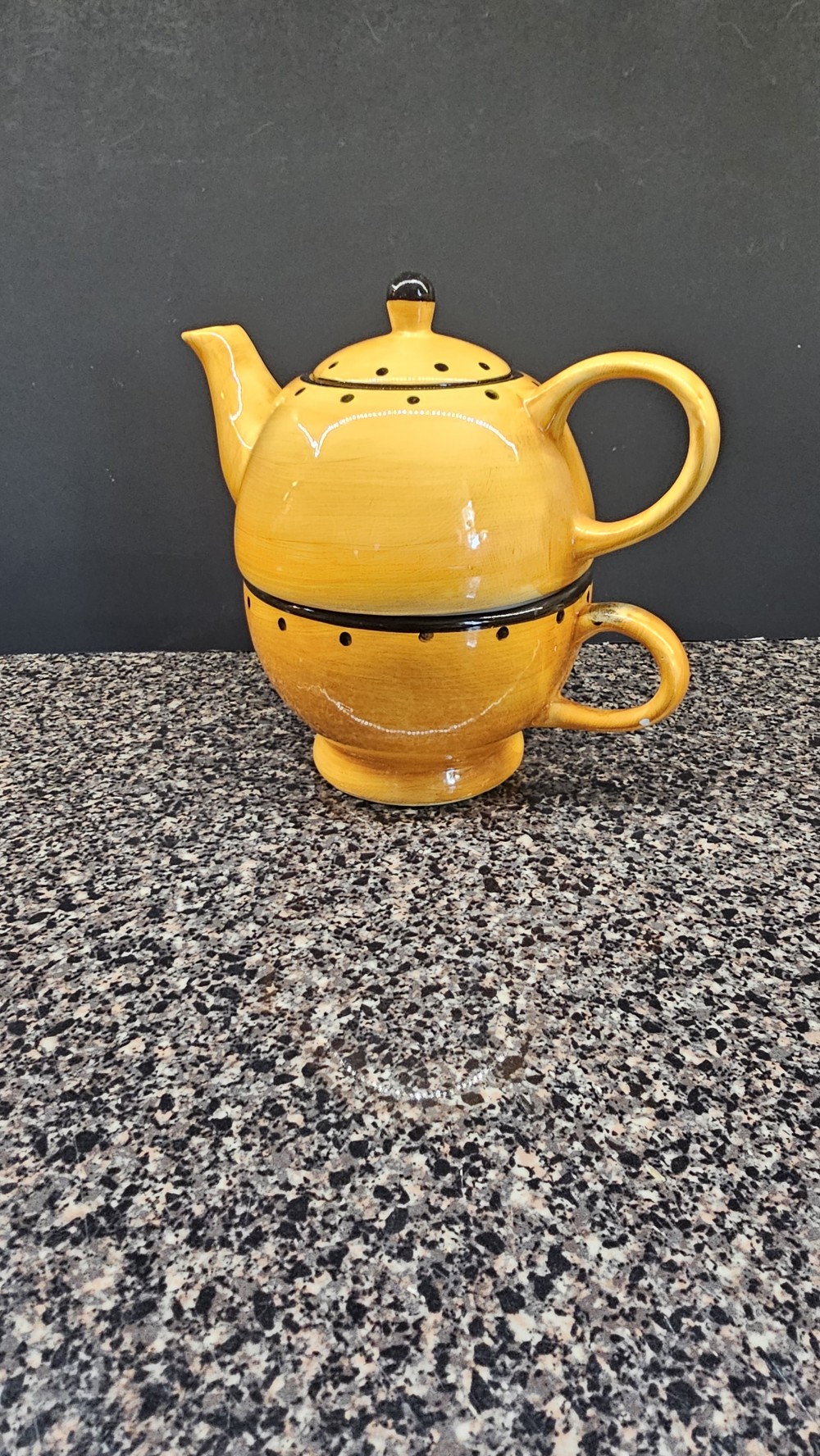 Tea pot cup combo