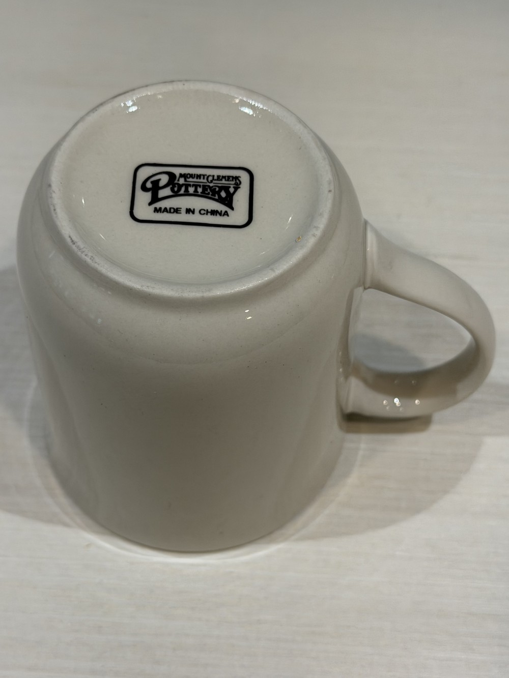 Vintage Mount Clemens Pottery Christmas Tree Mug