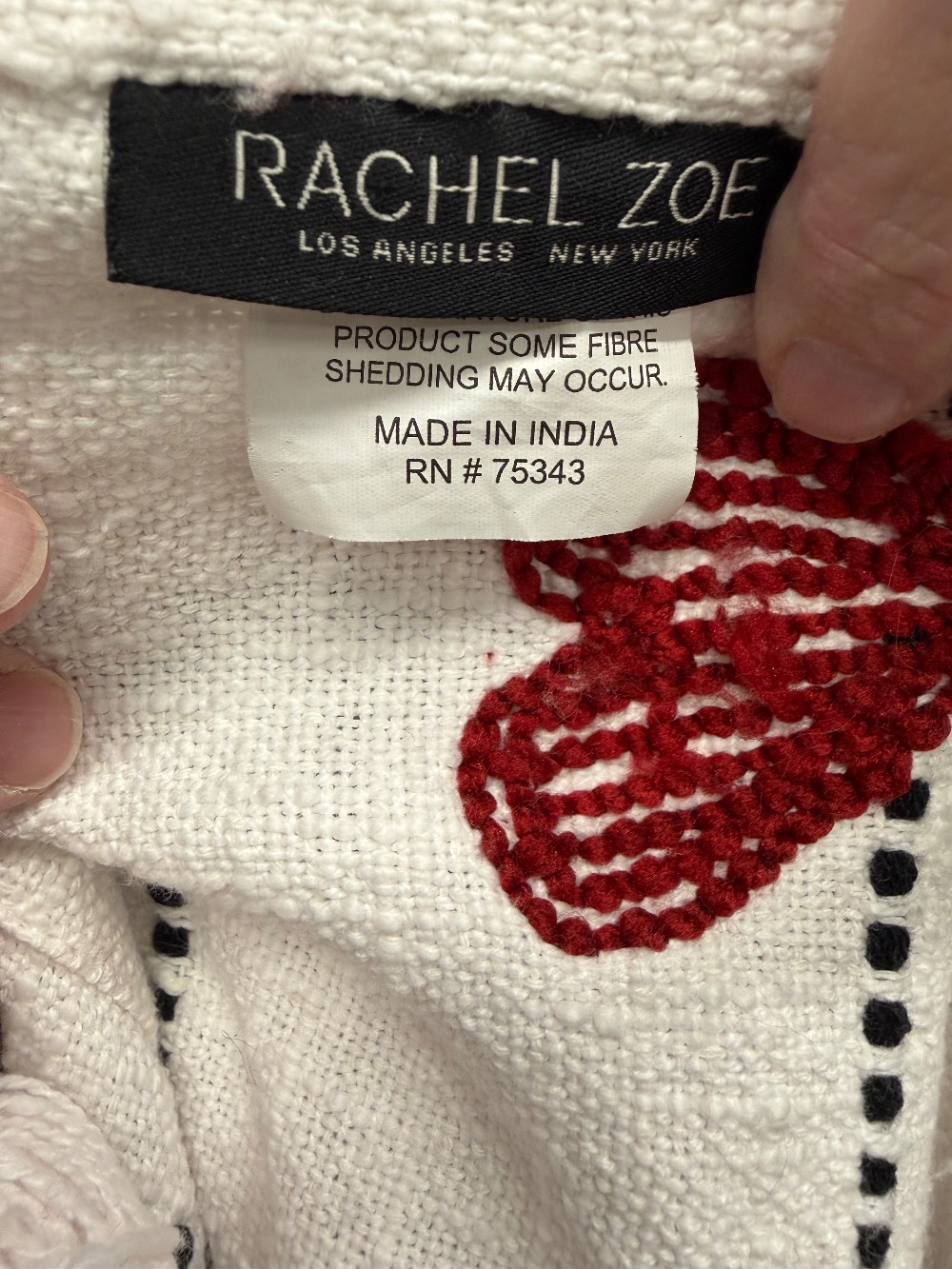 Heart woven throw blanket