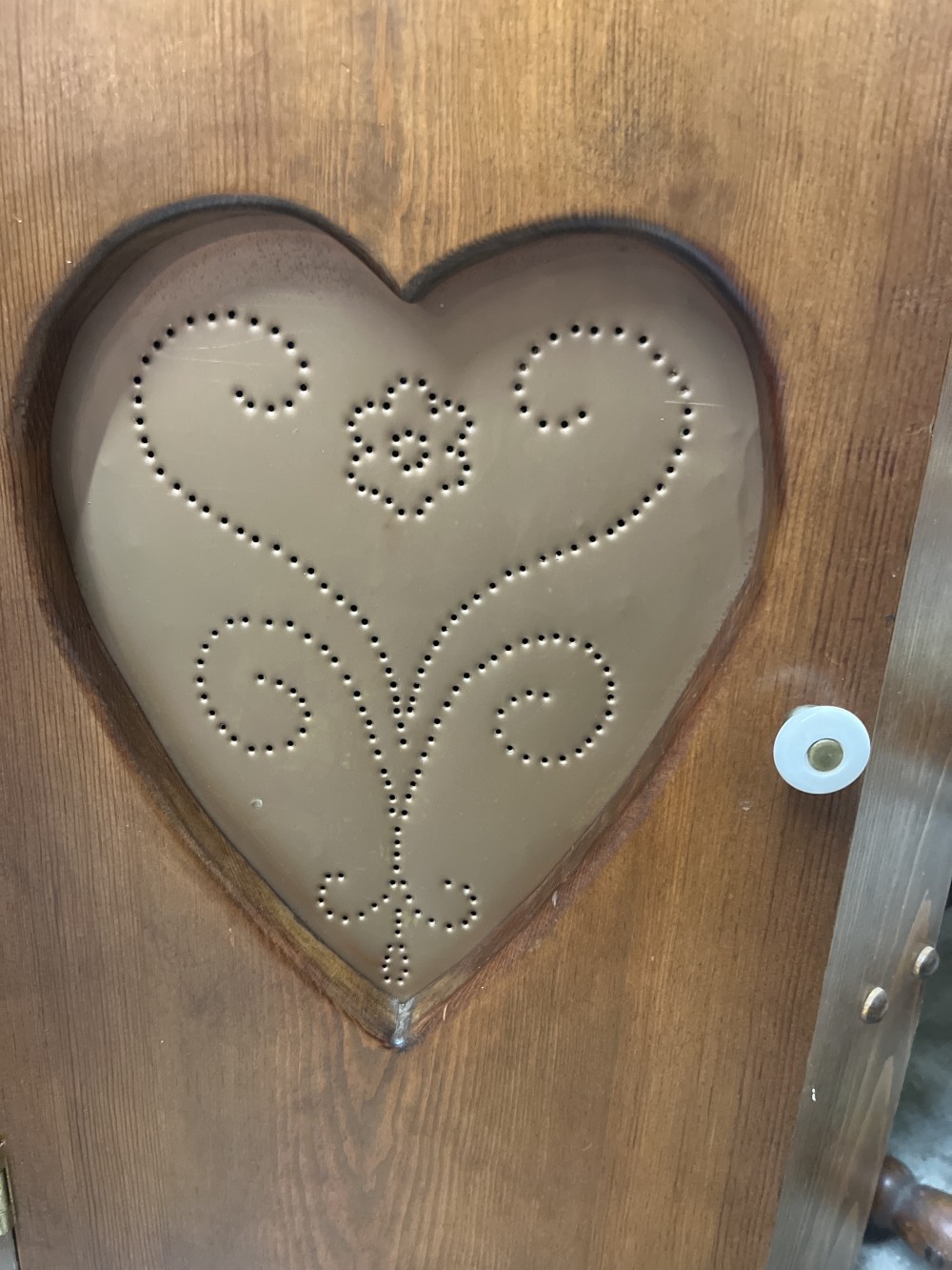 Americana style Corner Cupboard