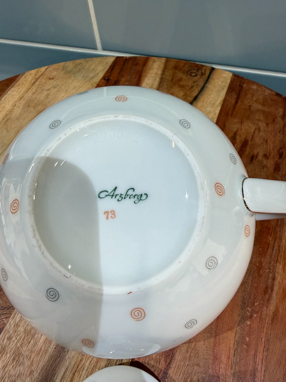 MCM West German Porcelain Teapot