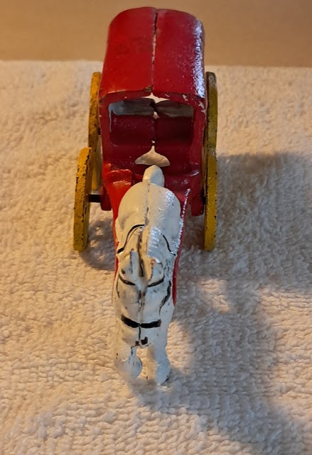 Cast Iron Horse-drawn Ice Wagon
