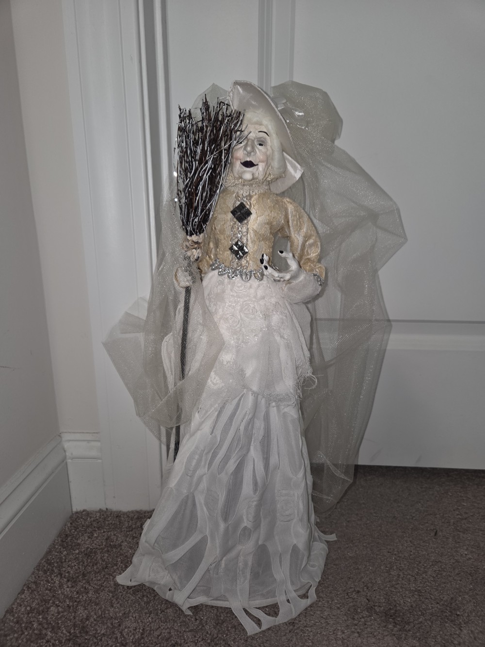 Karen Didion Fancy Witch in White
