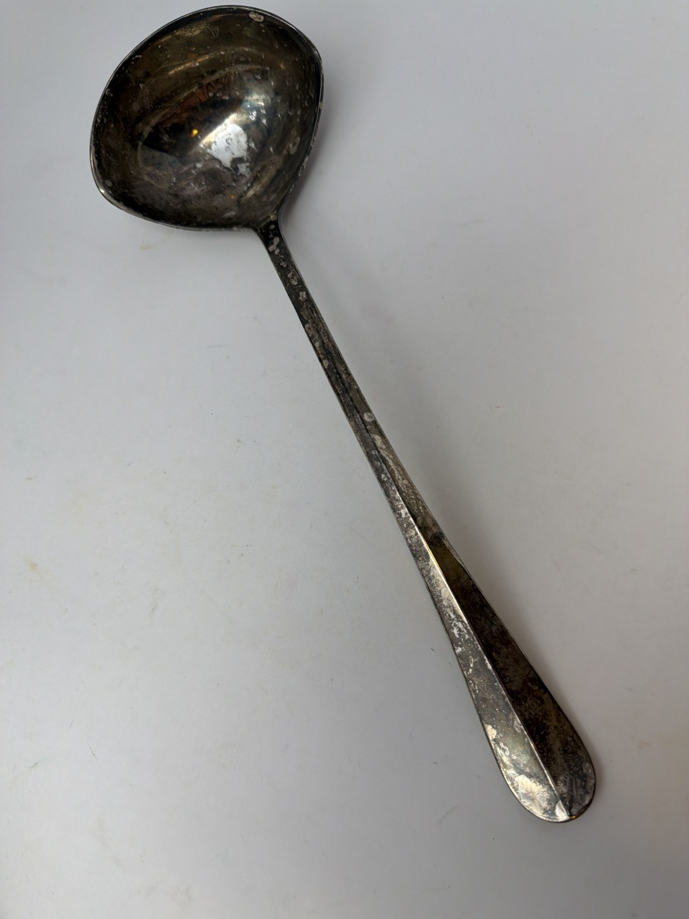 Vtg Silverplate Large Soup Ladle