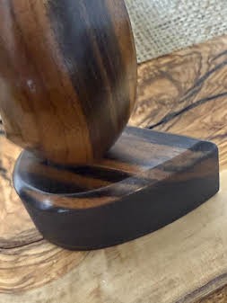 MCM Teak Wood Carved Bird