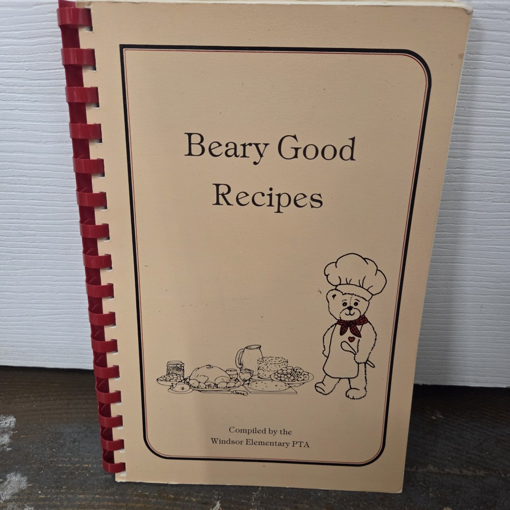 VTG Beary Good Recipes PTA Book