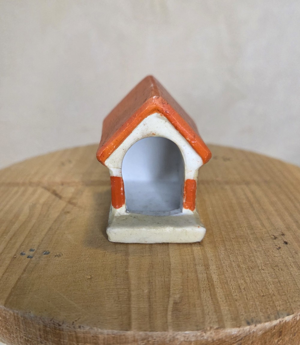 VTG Mini Porcelain Dog House 2