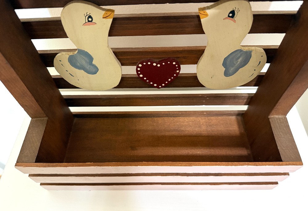 Country Geese Wall Crate