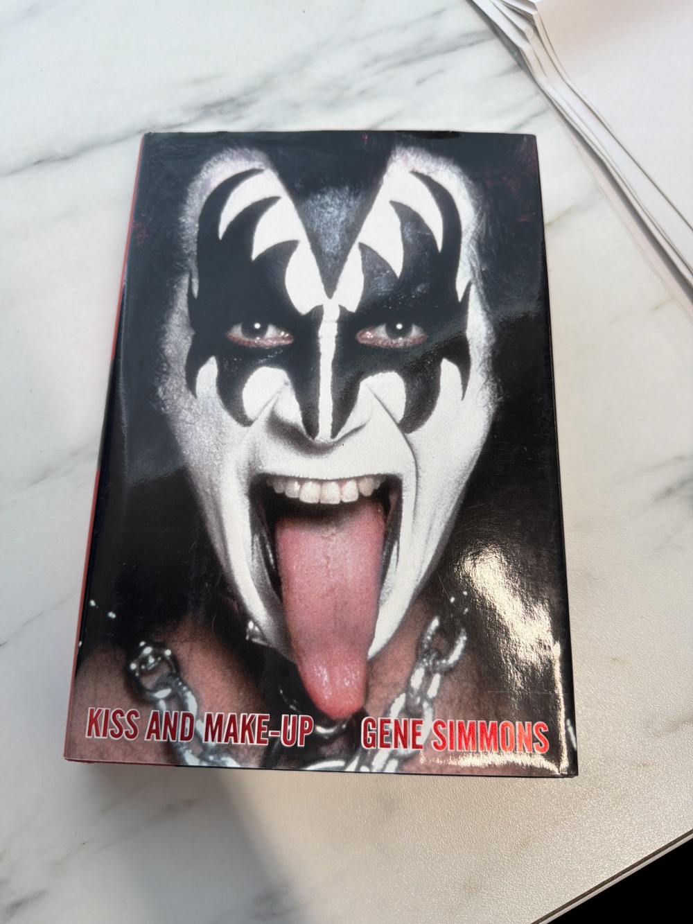Book KISS AND MAKE-UP GENE SIMMONS HARDCOVER