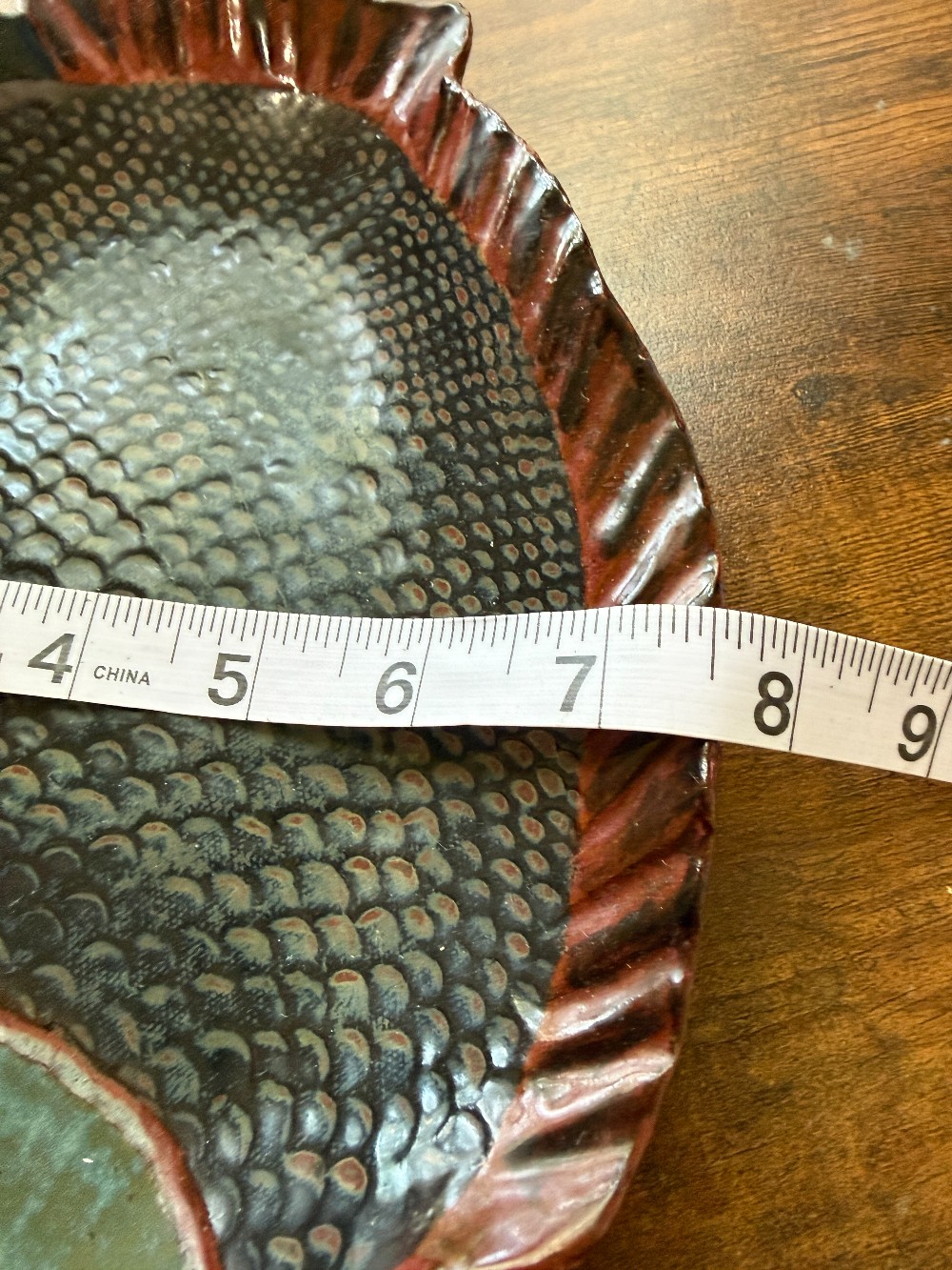 Pottery Fish Platter