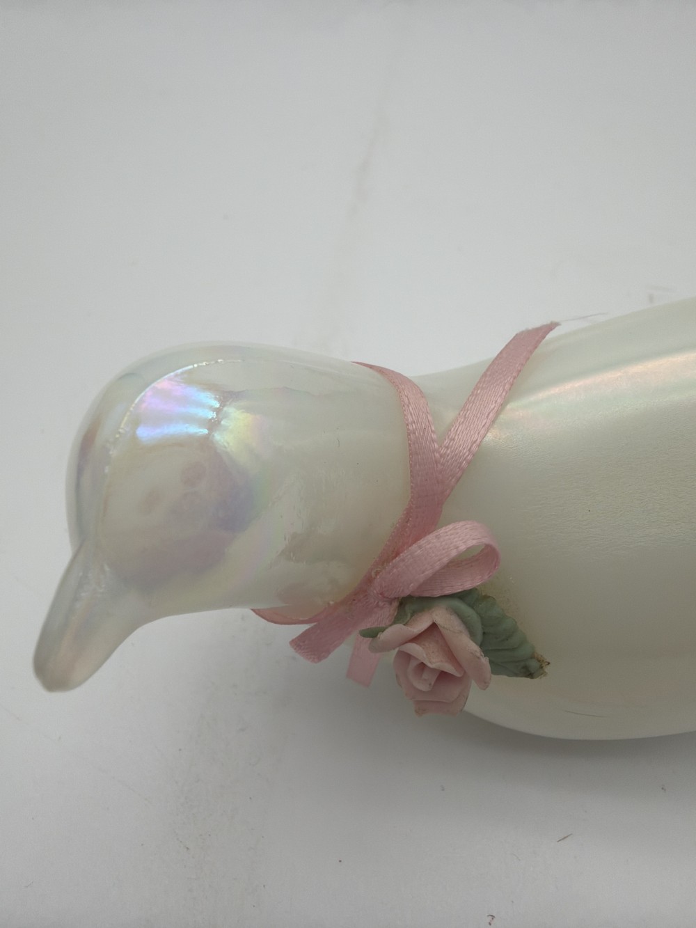 Vintage Fenton Long-Tail Bird of Happiness