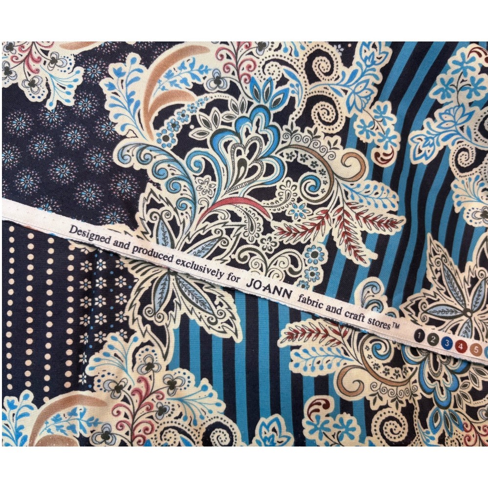 Paisley Dots & Stripes by Jo-Ann - Cotton: